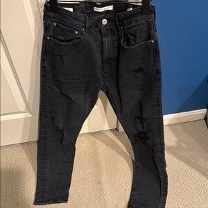 PacSun Black Slim Distressed Jeans 32x30